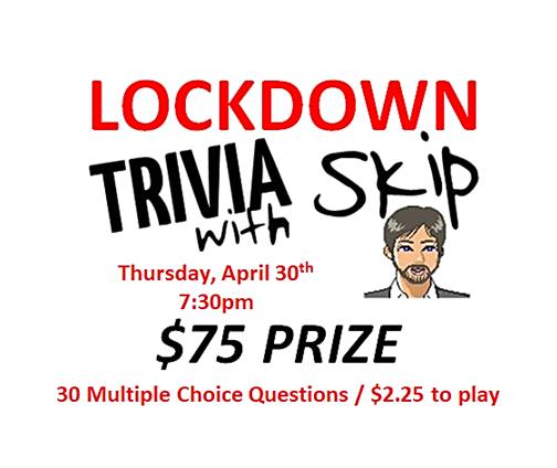 Lockdown Trivia Bloomington Indiana 04 30 2020 Triviawithskip